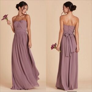 ✨NWT✨ Birdy Grey Grace Convertible Chiffon Dark Mauve formal bridesmaid dress